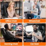 CloudBliss Memory Foam Lumbar Support Pillow