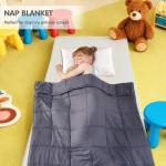 YesCool 5 lb Cooling Weighted Lap Blanket - Grey