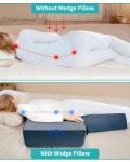 3PCS Side Wedge Pillows for Back Pain Relief