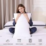 Luxury Queen Size Microfiber Bed Pillows 2-Pack