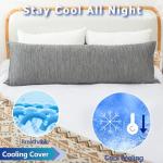 Cooling Memory Foam Body Pillow for Side Sleepers