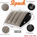 JDOBEST 2 Pack Inflatable Wedge Pillows for Travel