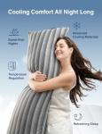 ZonLi Grey Cooling Memory Foam Body Pillow