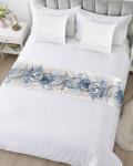 Ocean Seaweed King Size Bed Runner with Fish