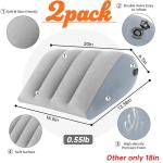 2 Pack Inflatable Wedge Pillow Set for Travel