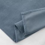 Blue Chenille Bed Runner for Modern Decor