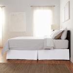 Lightweight Microfiber Pleated Bed Skirt - Queen