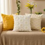 Spring Summer Flower Pillow Covers Set of 2