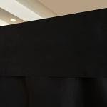 Mengersi Black Sheer Canopy Curtains for Beds