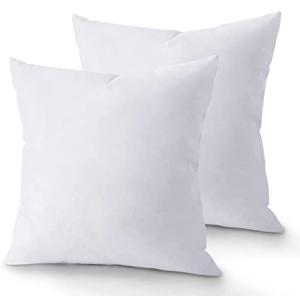 QUBA 18 x 18 Down Alternative Pillow Inserts (2-Pack)