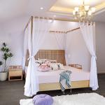 Sheer Canopy Bed Curtains for All Bed Sizes
