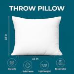 Lane Linen 4 Pack Fluffy White Pillow Inserts