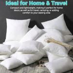 QUBA 18 x 18 Down Alternative Pillow Inserts (2-Pack)