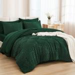 Andency Dark Emerald King Comforter Set - 7 Pieces