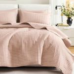 Kienna Pink Microfiber 3-Piece Bedding Set