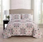 Wyndham Multicolor Medallion Quilt Set, King