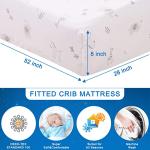 Wowelife Gray Elephant 3-Piece Crib Bedding Set