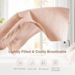 Kienna Pink Microfiber 3-Piece Bedding Set