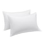 King Pillowcase Set of 2 - Soft White Microfiber