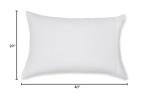 King Pillowcase Set of 2 - Soft White Microfiber