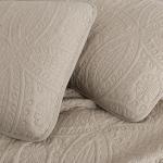 Khaki Queen Oversized Bedspread Set with Medallions