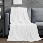 Utopia Bedding White 100% Cotton Waffle Blanket