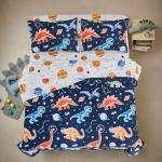 Dinosaur Galaxy Glow in The Dark Comforter Set