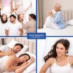 Set of 2 Zippered Pillow Protectors - Waterproof & Hypoallergenic