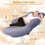 Ultra Soft Full Body Pillow for Pregnancy Relief