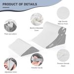 Set of 4 Adjustable Orthopedic Sleeping Pillows