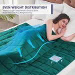 20 lbs Weighted Blanket for Adults - Dark 60"x80