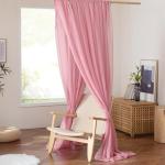 Pink Bed Canopy Drapes for Kids' Room