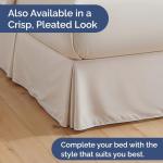 Ruffled Layflat Bedskirt for Easy Styling
