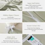 Super Soft October Mist Sage Duvet Cover Set