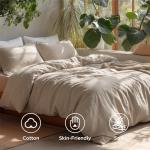Bedsure King Size Washed Cotton Duvet Cover
