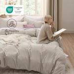 Bedsure King Size Soft Cotton Duvet Cover Set