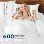 Shilucheng 100% Cotton King Duvet Cover Set