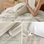 Bedsure Soft Queen Duvet Cover Set - 3 Pieces