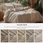 Bedsure King Size Washed Cotton Duvet Cover
