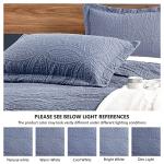 Blue King Size Quilt Set with Pillow Shams