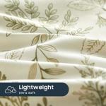 Floral Duvet Cover Set in Olive Green