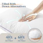 Queen Size Soft Supportive Down Alternative Pillows Set
