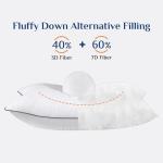 JOLLYVOGUE Set of 2 Cooling Supportive Pillows