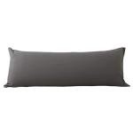 Ultra Soft Microfiber Body Pillow Cover - Charcoal Grey