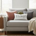 Let's Snuggle Decorative Lumbar Pillow Cover 12x20