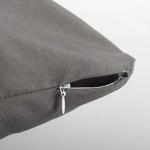 Ultra Soft Microfiber Body Pillow Cover - Charcoal Grey