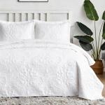 Hansleep White Queen Quilt Set - Soft Bedspread
