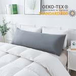 ELNIDO Queen Body Pillow with Pillowcase - Grey
