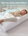 YZ HOME Long Body Pillow for Side Sleepers