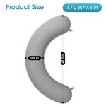 TranquilRelax Memory Foam C-Shaped Body Pillow
